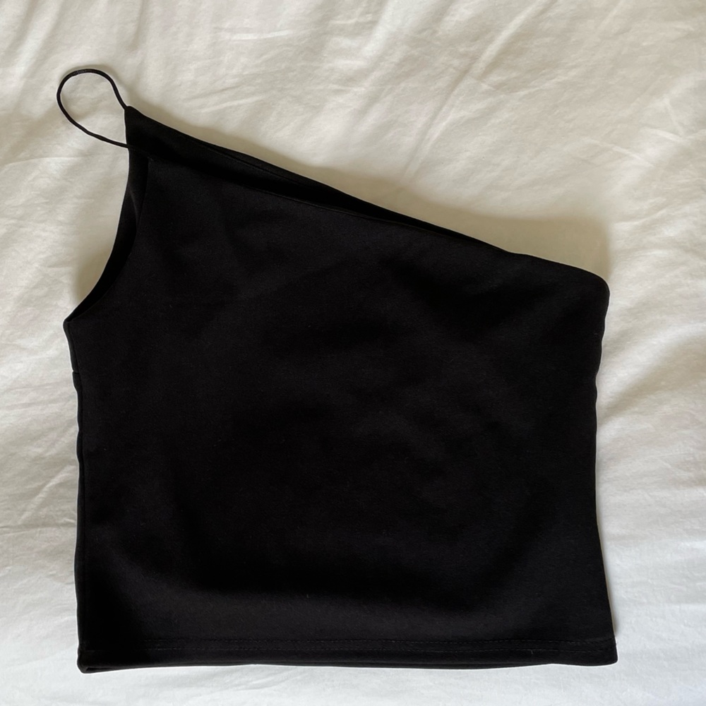 One shoulder princess polly top